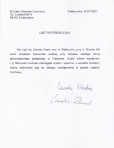 referencje-Czarneccy-Cieszow-1